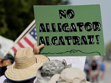  Detainees describe worms in food, sewage near beds inside 'Alligator Alcatraz'