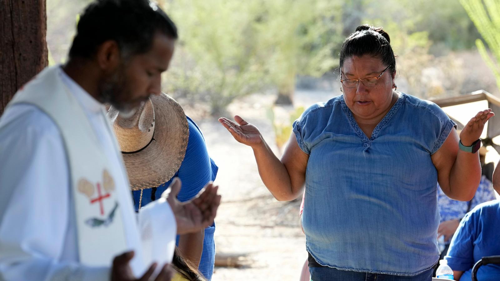 A Tohono O'odham family integrates Catholic and Native beliefs in the Arizona desert