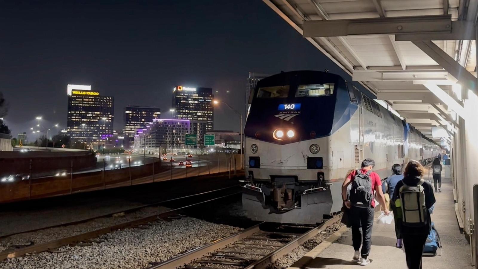 Midnight train from Georgia: A view of America from the tracks as airports struggle in the shutdown