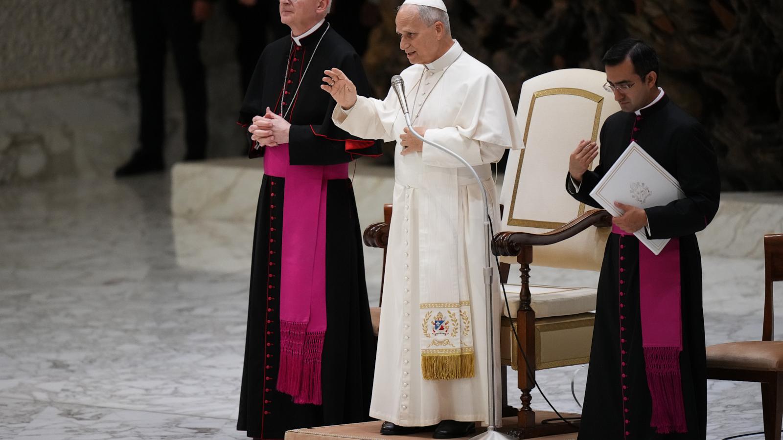 Pope says 'there is no such thing as a holy war' in message to religious leaders