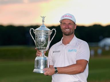 Wyndham Clark avoids record collapse and holds on to win the US Open