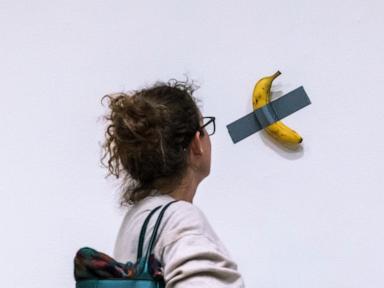 Duct-taped banana sells for $6.2 million at art auction