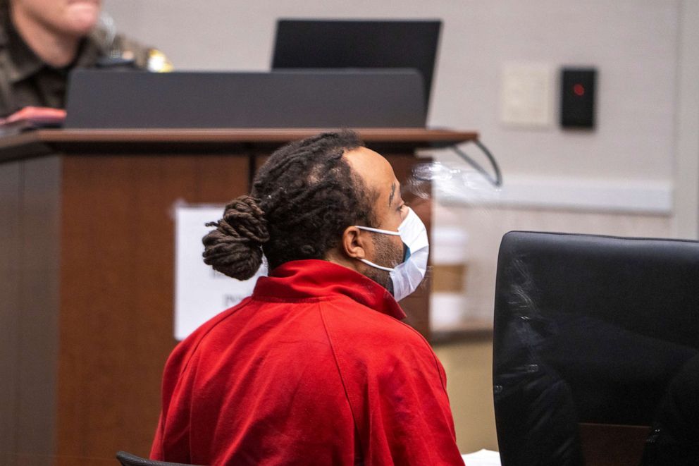 PHOTO: Darrell Brooks Jr. appears in Waukesha County court, Jan. 14, 2022, in Waukesha, Wis. 