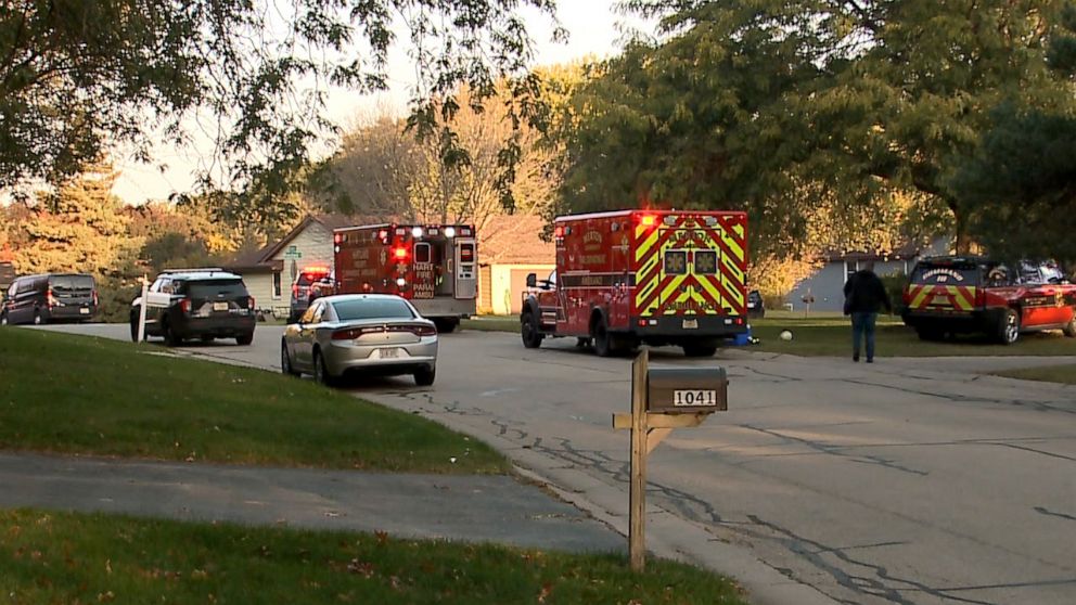 PHOTO: Several people have died in a deadly fire at a Hartland, Wisconsin, apartment building, Oct. 21, 2022.