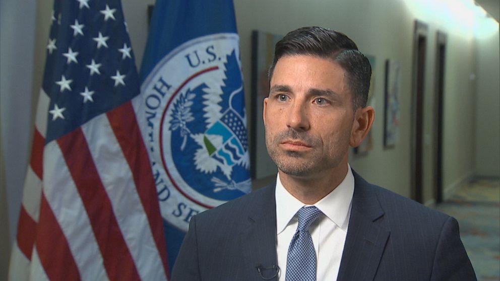 PHOTO: Acting Department of Homeland Security Secretary Chad Wolf is interviewed by ABC News.