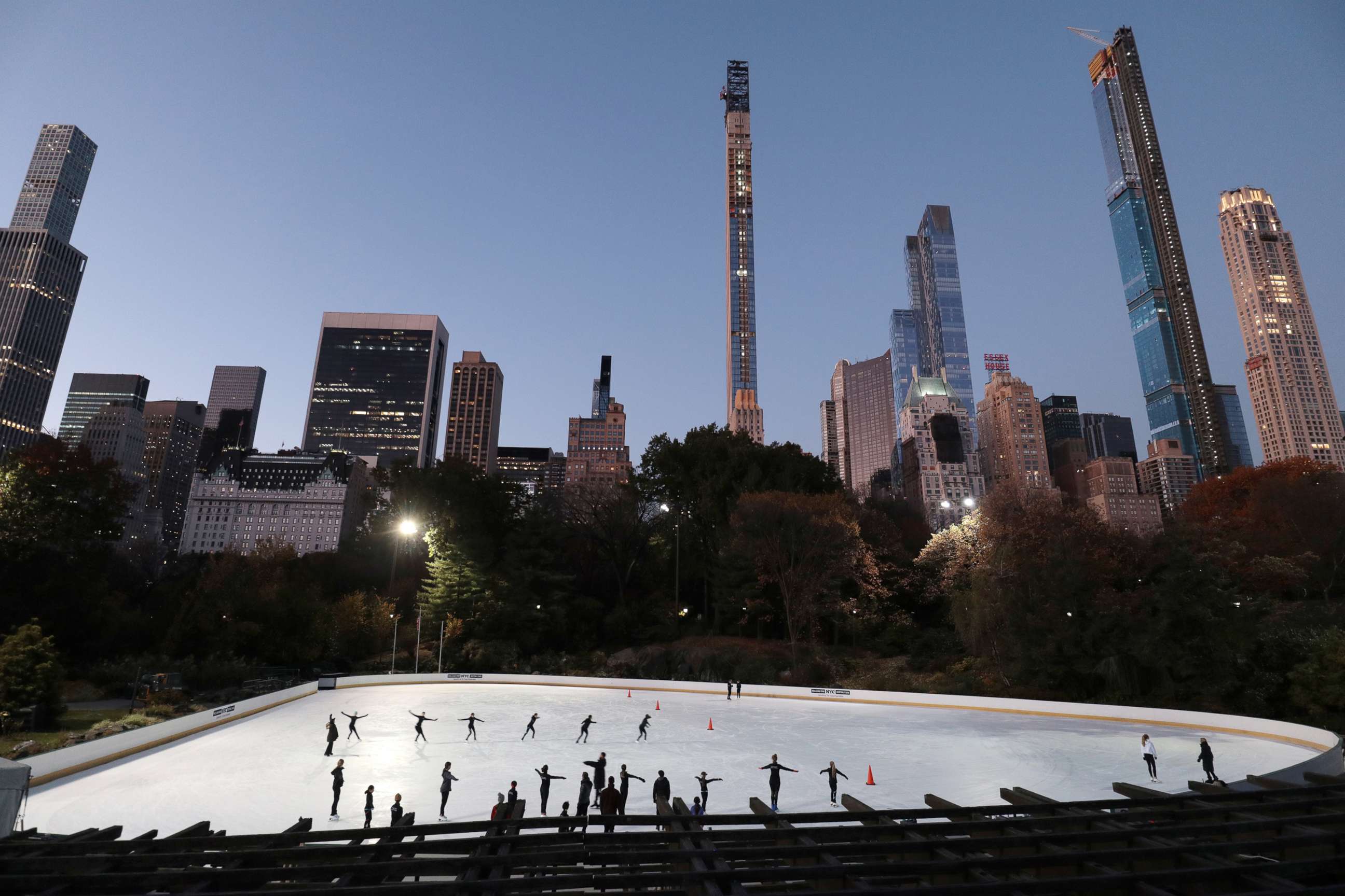 PHOTO: Wollman skating rink in Central Park, Nov. 2, 2019, in New York City.