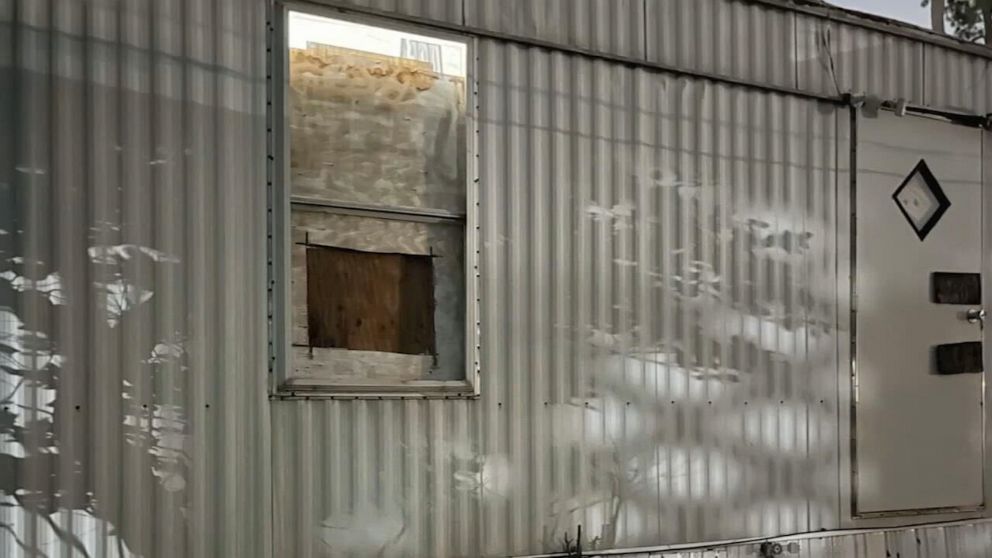 PHOTO: Authorities said a woman was held captive in this Houston trailer for approximately four years.