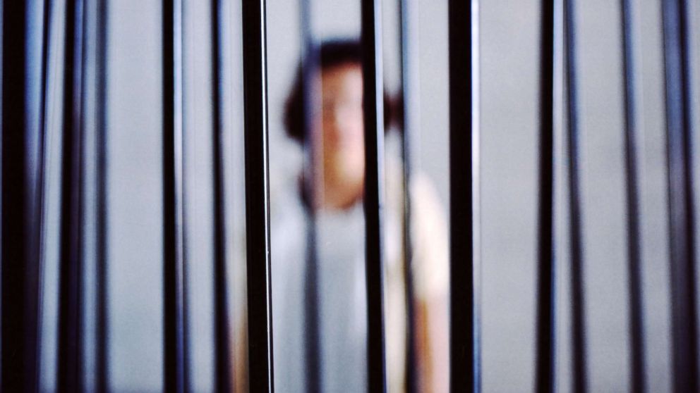 In this undated stock photo shows a Woman in jail.