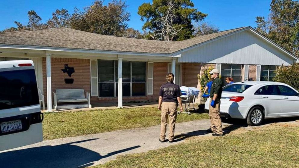 PHOTO: A woman was found dead outside a home in Anahuac, Texas, on Sunday, Nov. 24, 2019, with police saying she was killed by wild hogs.