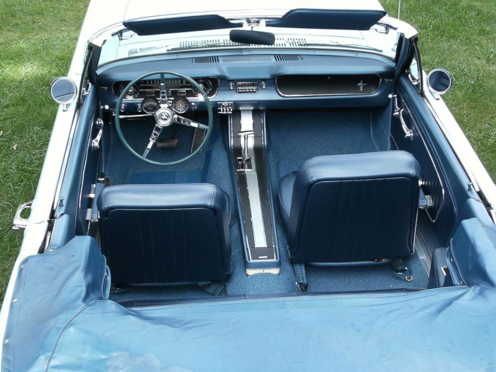 PHOTO: The fully restored 1965 Ford Mustang Convertible owned by Gail and Tom Wise