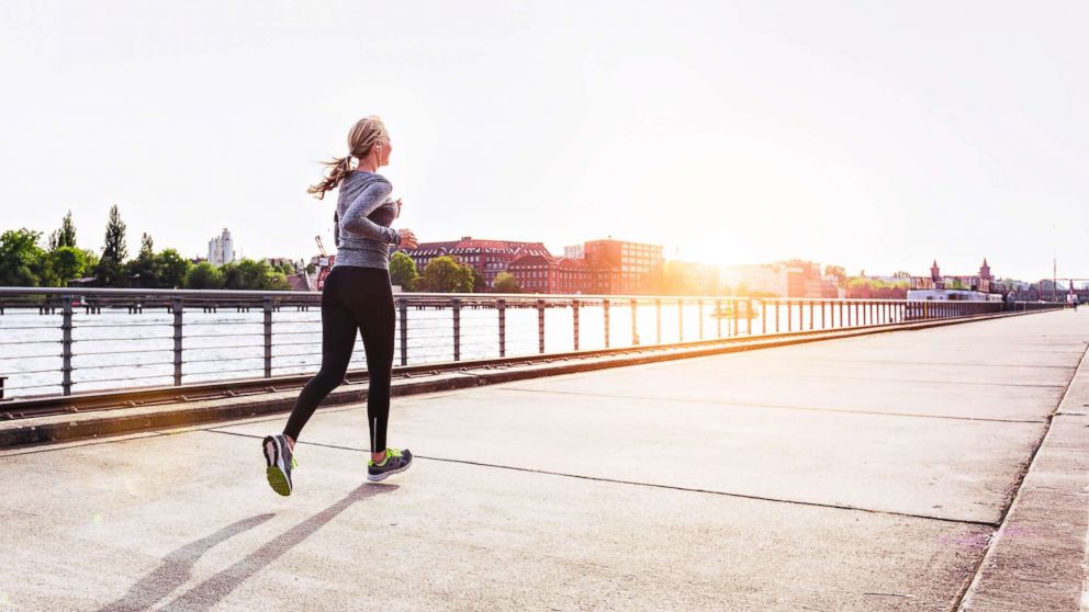 PHOTO: A woman is pictured jogging in this undated stock photo.