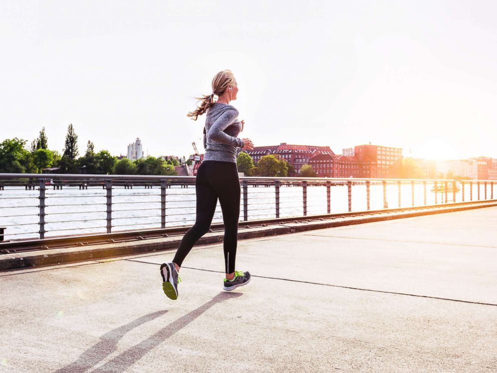 PHOTO: A woman is pictured jogging in this undated stock photo.