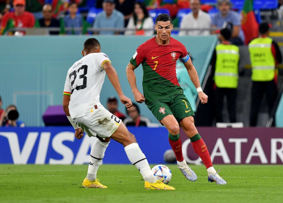 Ronaldo makes World Cup history, Portugal beats Ghana 3-2