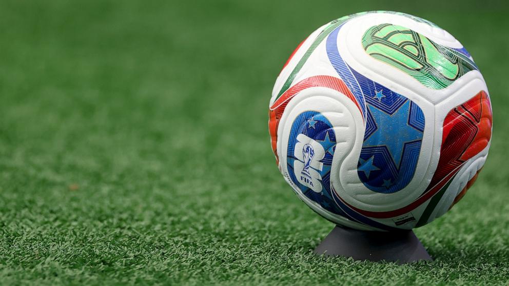 PHOTO: The match ball is seen during the FIFA World Cup 2026 Group E match between Germany and Curacao at Houston Stadium on June 14, 2026 in Houston, Texas.
