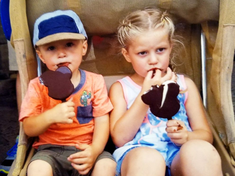 PHOTO: Ruby Lewis, 5, and her brother Jash Lewis, 2, are photographed here in this family photo. 