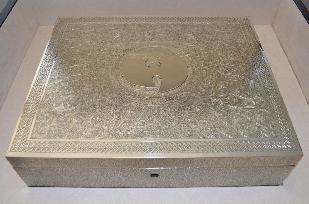 PHOTO: Martin Shkreli's copy of Wu-Tang Clan's "Once Upon a Time in Shaolin" includes a hand-carved nickel-silver box. It was sold to a confidential buyer, and proceeds will be applied to the balance of the $7.4 million Shkreli owes in forfeiture.