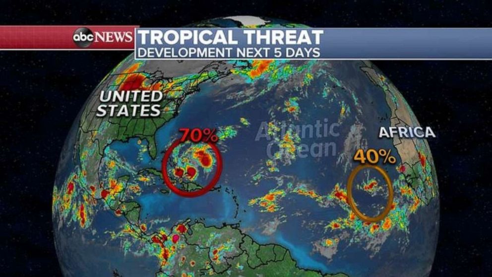 PHOTO: Tropical threat appears.