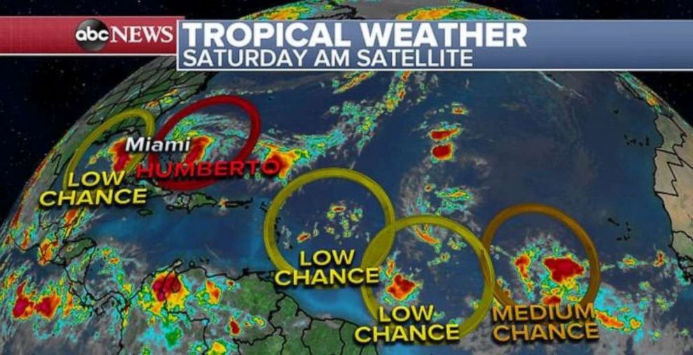 PHOTO: Satellite map shows tropical weather.