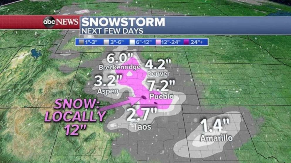 PHOTO: Snowstorm forecast