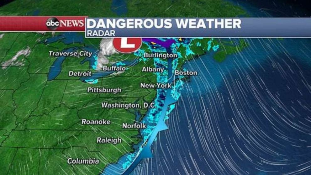 Record snowfall hits parts of Midwest as storm strikes East Coast ...