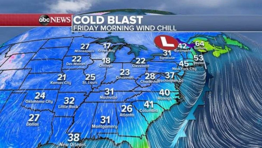 Record snowfall hits parts of Midwest as storm strikes East Coast ...
