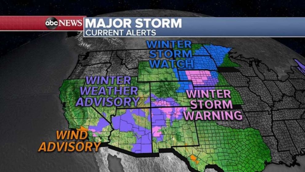 Major storm moving east with heavy snow, severe thunderstorms - Good ...