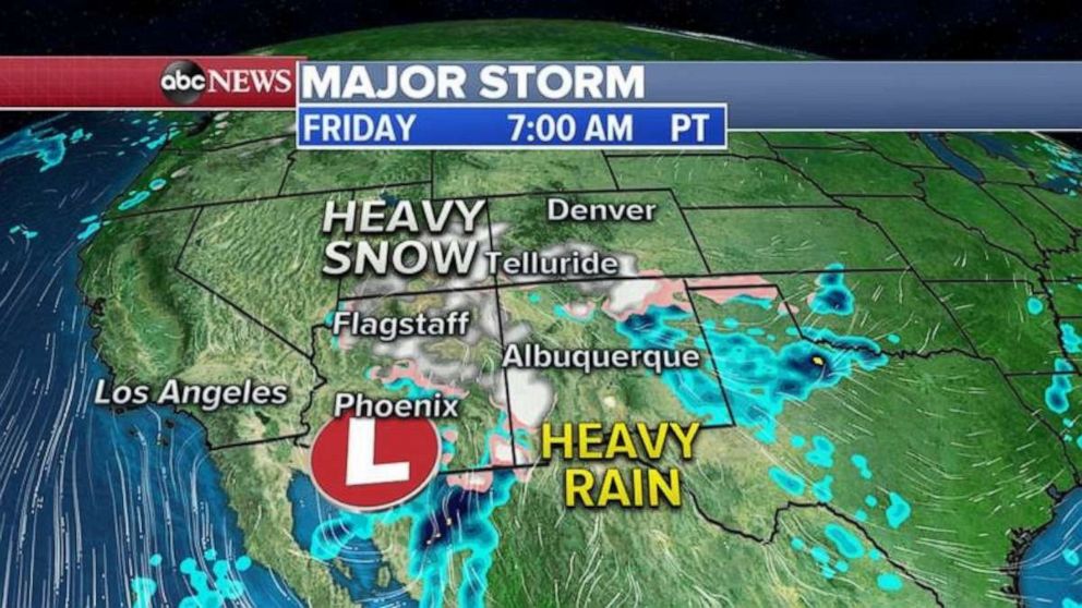 Major storm moving east with heavy snow, severe thunderstorms - Good ...