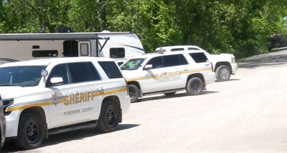 PHOTO: Authorities search for missing Xavior Harrelson in Montezuma, Iowa, May 29, 2021.