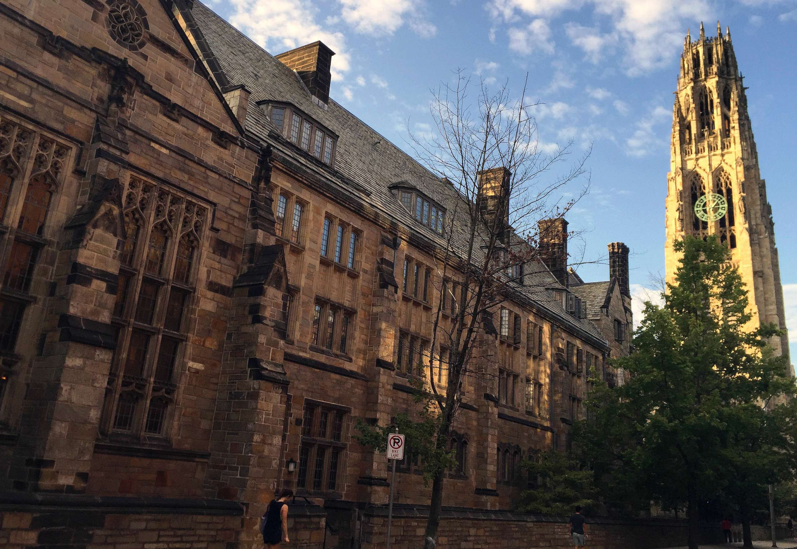 PHOTO: Harkness Tower sits on the campus of Yale University in New Haven, Conn., Sept. 9, 2016.