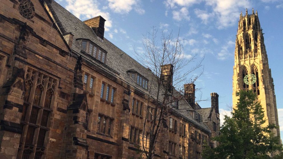 PHOTO: Harkness Tower sits on the campus of Yale University in New Haven, Conn., Sept. 9, 2016.