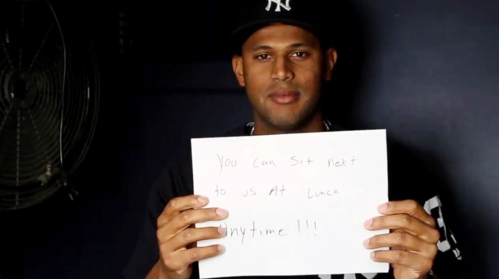 PHOTO: The New York Yankees posted an anti-bullying video, April 18, 2018.