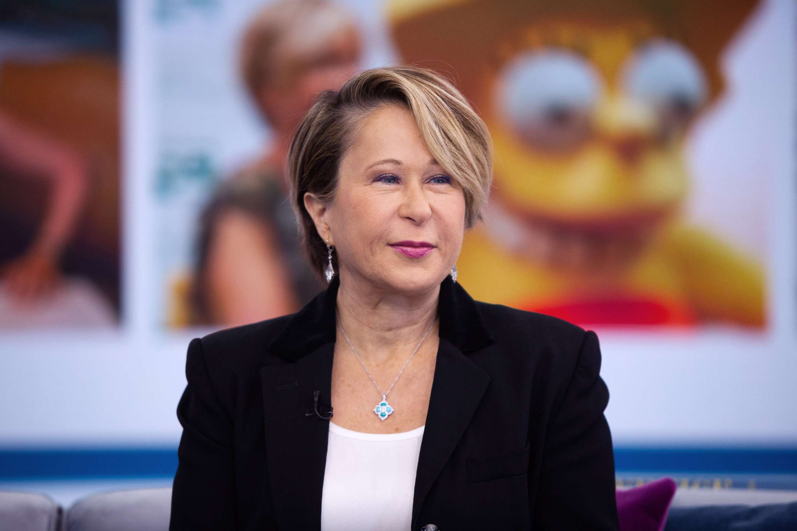 PHOTO: Yeardley Smith, who is the voice of Lisa Simpson on the TV show, "The Simpsons," is interviewed in New York, Jan. 15, 2019.