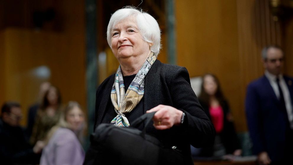 Treasury Secretary Janet Yellen told Senate lawmakers Thursday that no taxpayer dollars were used or put at risk to secure failed banks. 