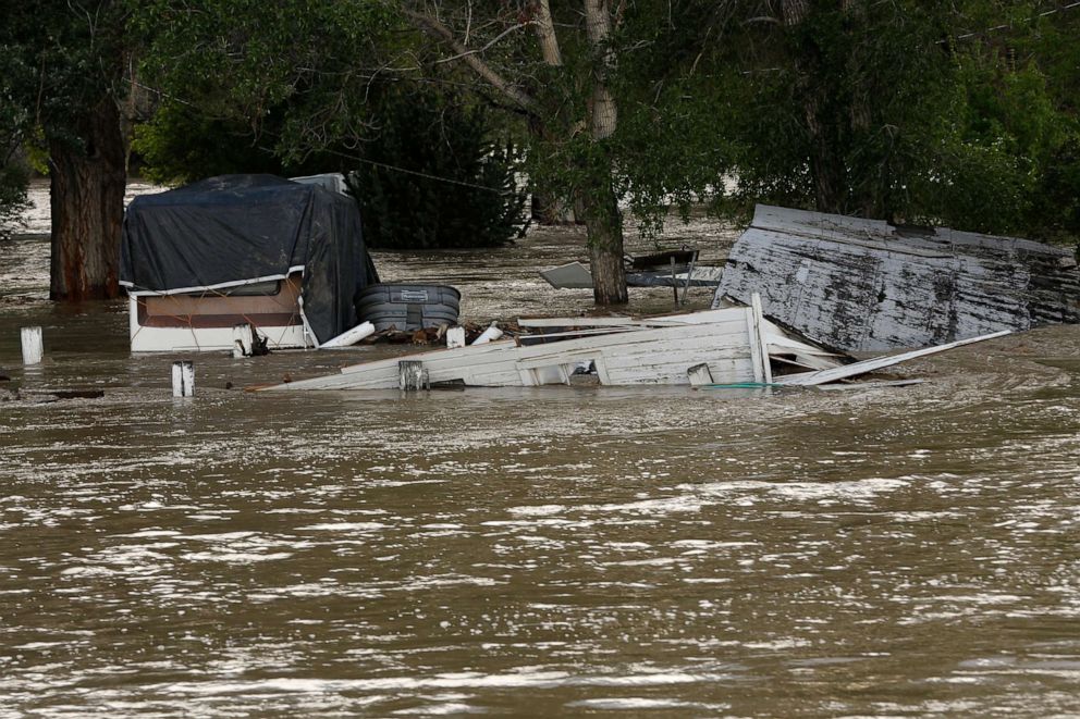 Yellowstone National Park closed as flooding strands tourists