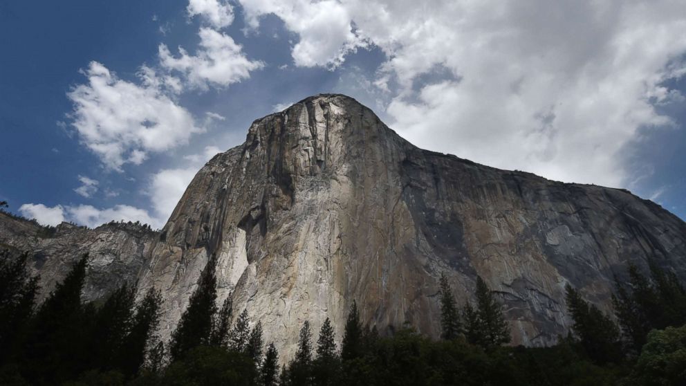 PHOTO: In this file photo taken on June 03, 2015 the El Capitan monolith is seen in the Yosemite National Park in California.