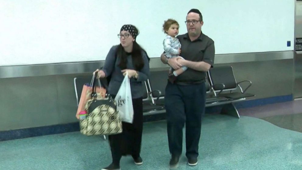 PHOTO: Yossi and Jennie Adler said they were forced off a flight from Miami to Detroit on Wednesday, Jan. 23, 2019.