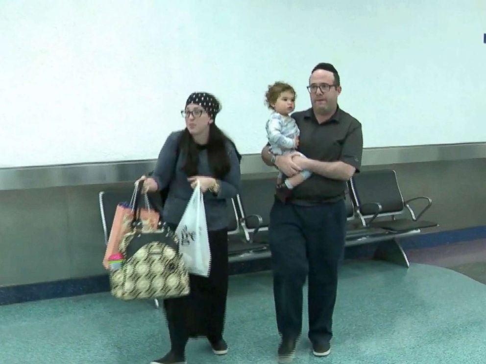 PHOTO: Yossi and Jennie Adler said they were forced off a flight from Miami to Detroit on Wednesday, Jan. 23, 2019.