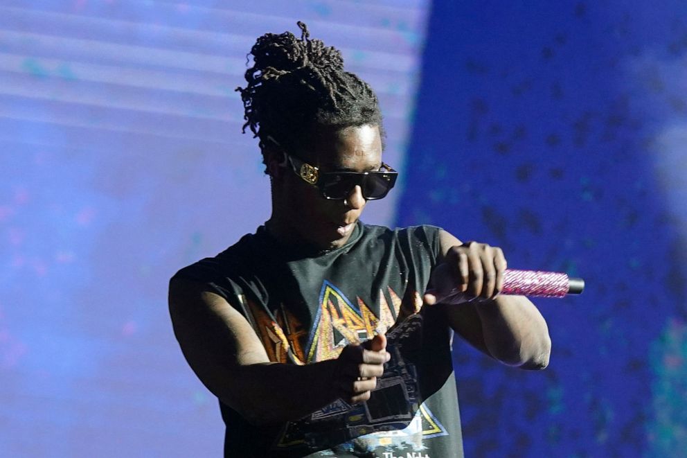 PHOTO: Young Thug performs onstage at 'Samsung Galaxy + Billboard' during the 2022 SXSW Conference and Festivals at Waterloo Park on March 17, 2022 in Austin, Texas.