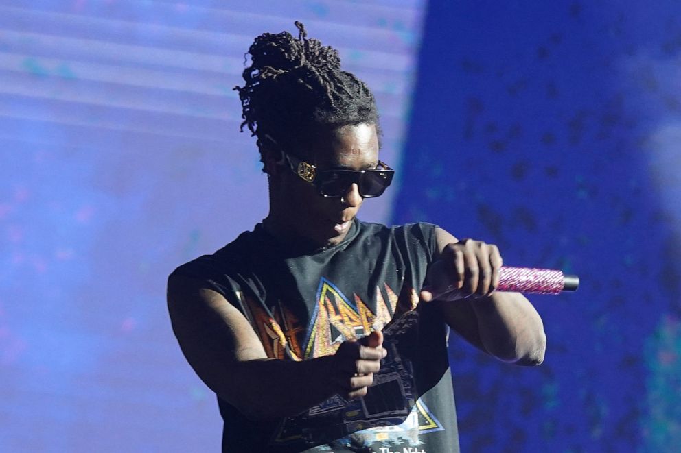 PHOTO: Young Thug performs onstage at 'Samsung Galaxy + Billboard' during the 2022 SXSW Conference and Festivals at Waterloo Park, March 17, 2022, in Austin, Texas. 