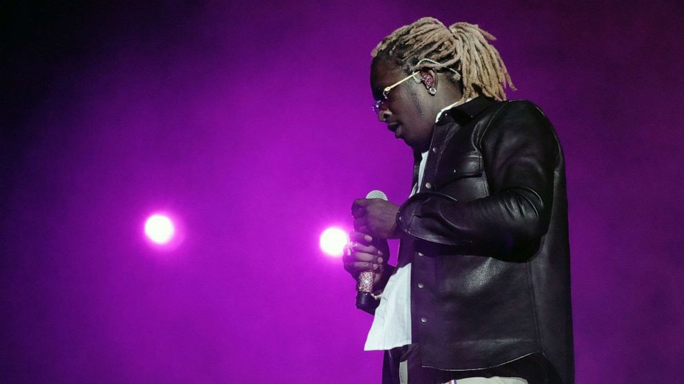 PHOTO: Young Thug performs onstage during the 2021 Life Is Beautiful Music & Art Festival in Las Vegas, Sept. 19, 2021.