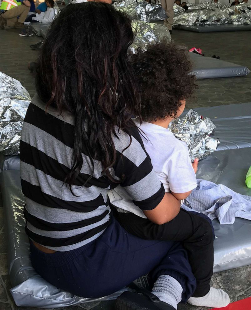 PHOTO: ABC News was allowed to tour a migrant holding center in Yuma, Arizona, that was completed in June. It was built, with a $15 million price tag, to house the spike in families coming across the border.