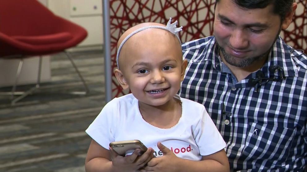 PHOTO: Zainab Mughal, 2, is in good spirits despite already receiving four rounds of chemotherapy to treat her high-risk neuroblastoma, her parents said.