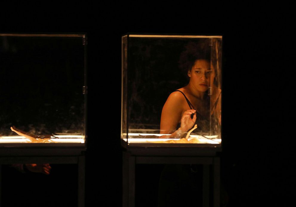 PHOTO: Scenes from "Zauberland," a new work directed by Katie Mitchell, starring Julia Bullock.