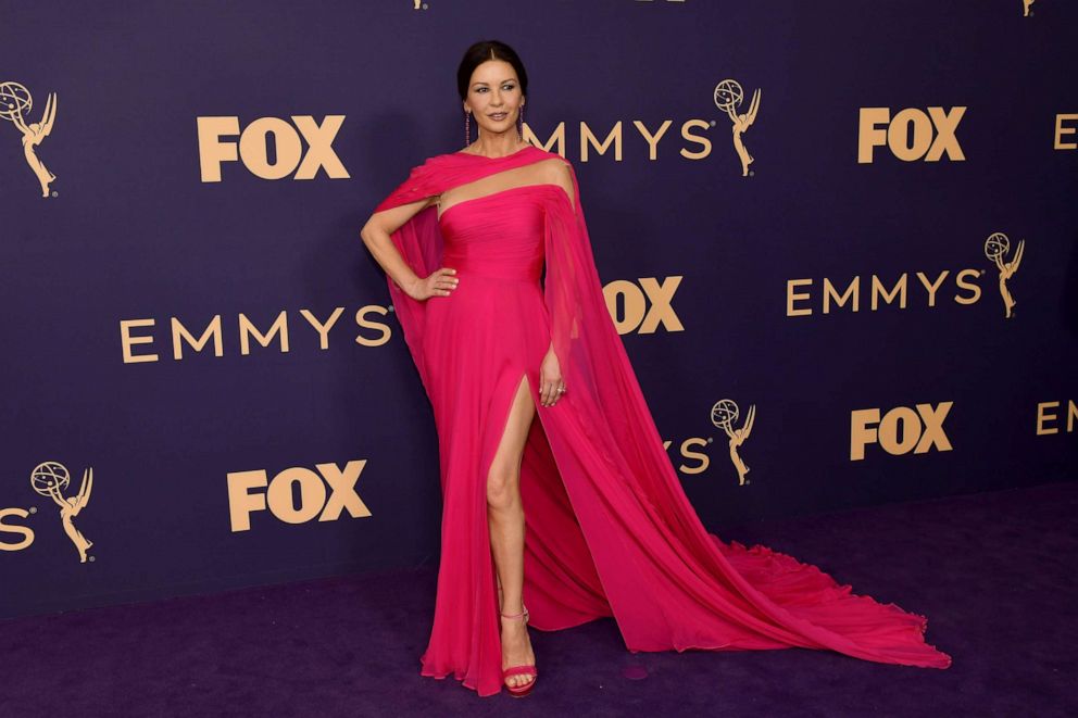 PHOTO: Catherine Zeta-Jones attends the 71st Emmy Awards at Microsoft Theater on September 22, 2019 in Los Angeles, California.