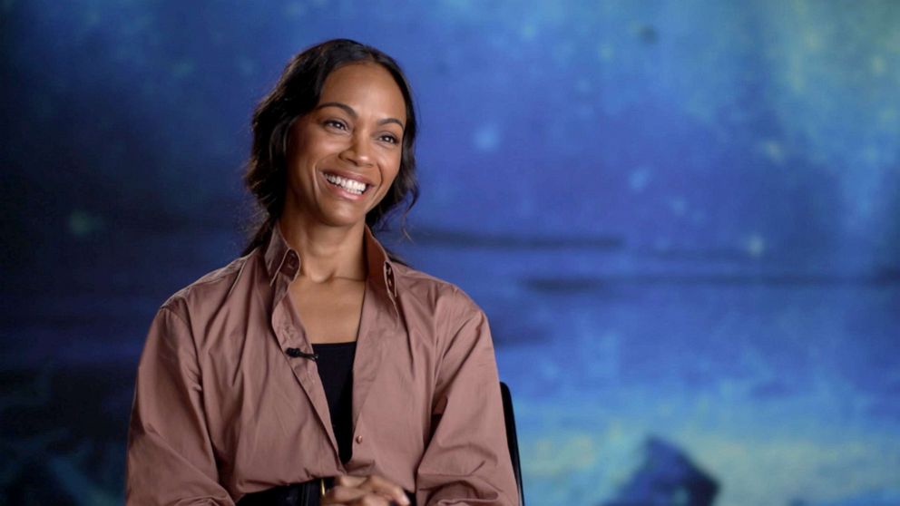 PHOTO: Zoe Saldana talks about her role in "Avatar: The Way of Water."