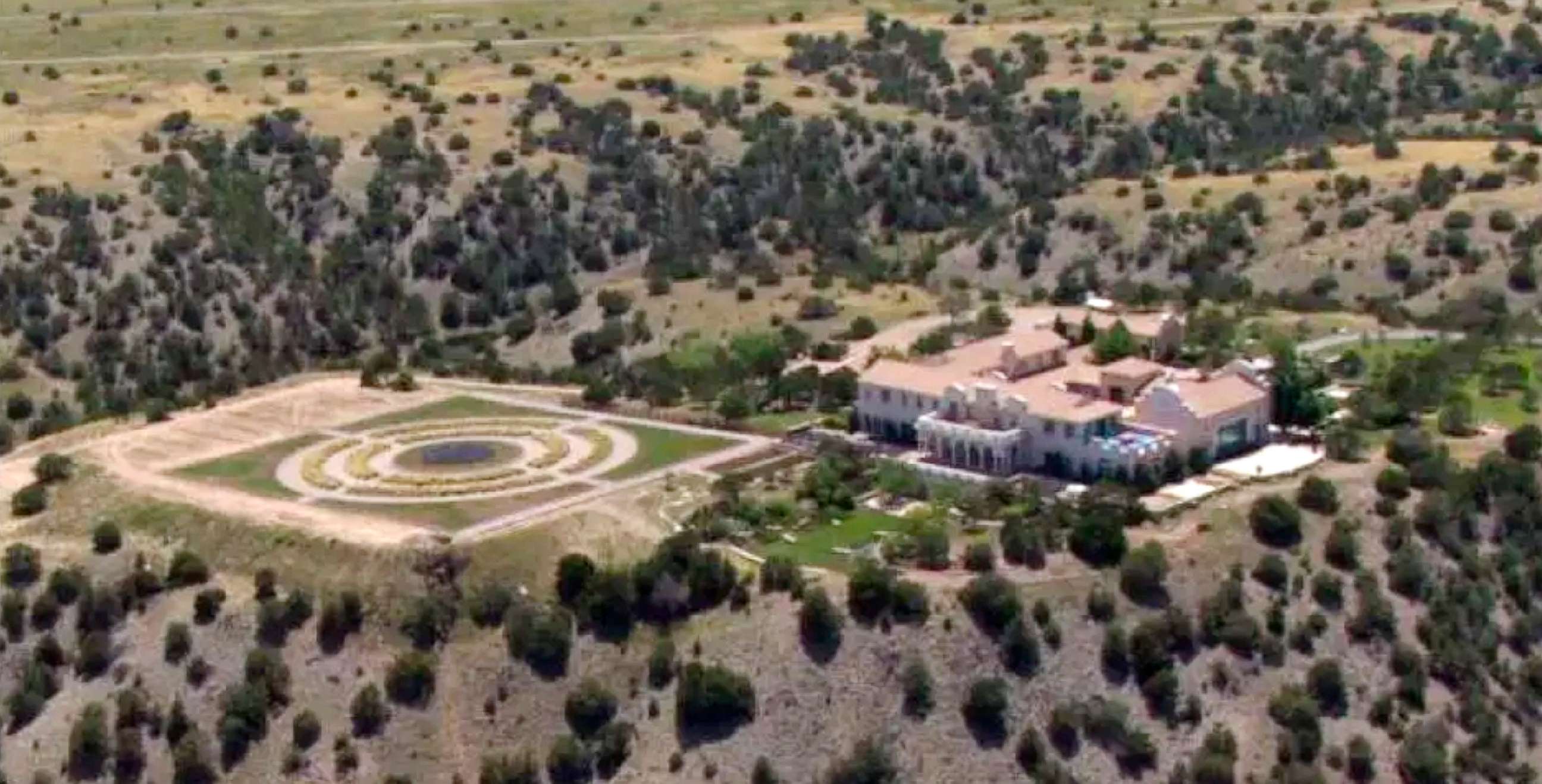 PHOTO: A photo shows Jeffrey Epstein's Zorro Ranch standing in Stanley, N.M., July 8, 2019.