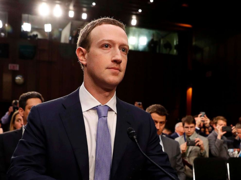 PHOTO: Facebook CEO Mark Zuckerberg arrives to testify before a Senate Judiciary and Commerce Committees joint hearing regarding the companys use and protection of user data, on Capitol Hill in Washington, April 10, 2018.