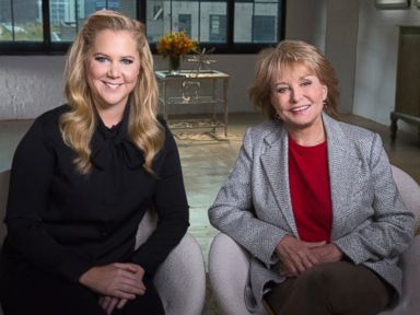PHOTO: Barbara Walters interviews comedian, writer, actress, and producer Amy Schumer, for her Most Fascinating People special airing on the ABC Television Network.