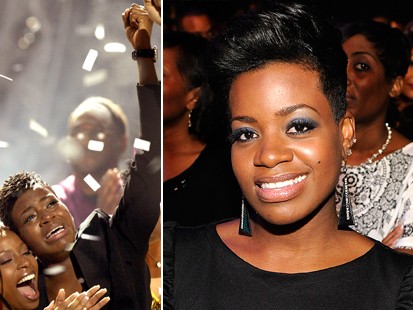 PHOTO Fantasia is shown, left, on the night she won "American Idol," and again in a 2009 file photo.