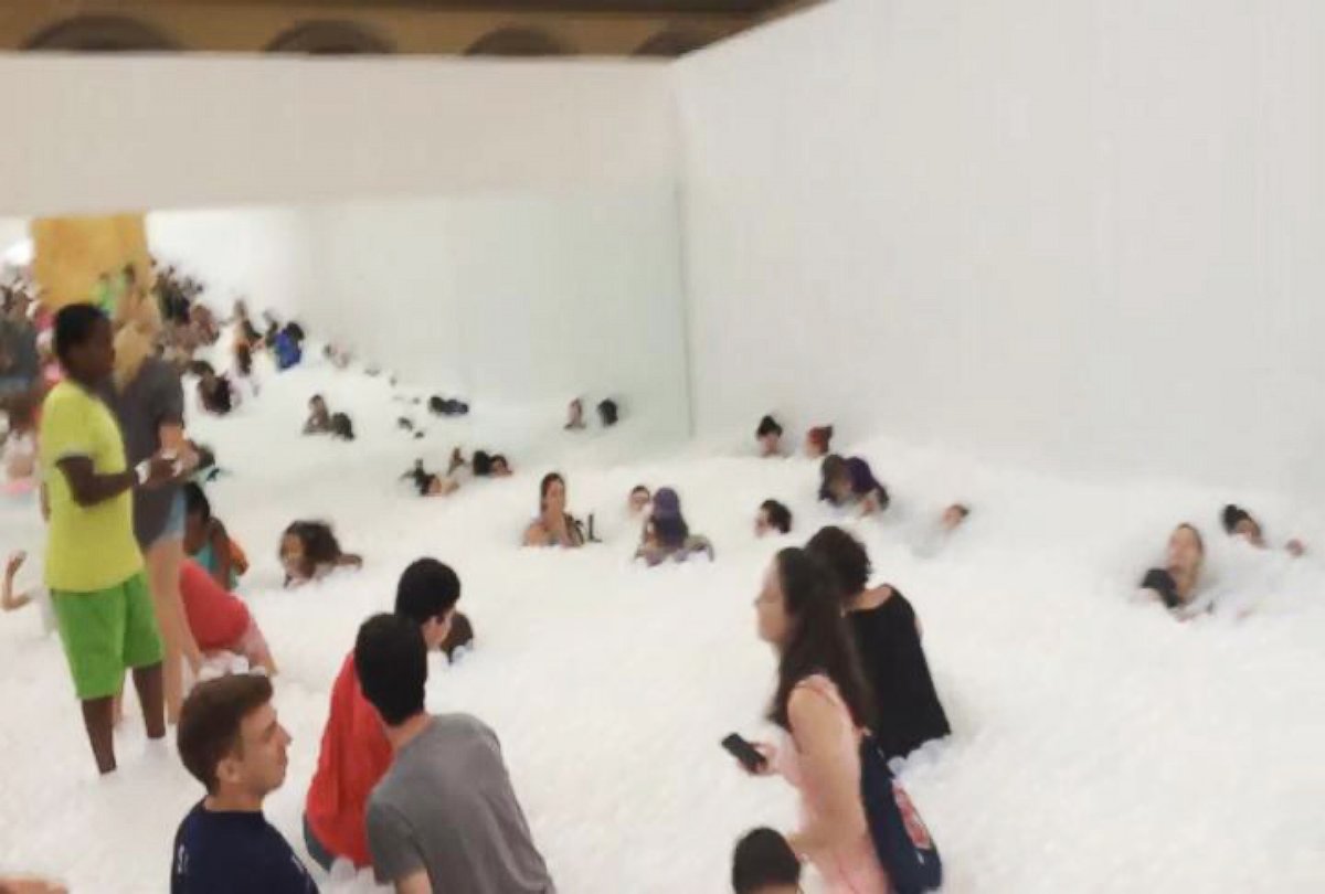 PHOTO: A giant ball pit has taken over the Great Hall of the historic National Building Museum in the nation's capital.

